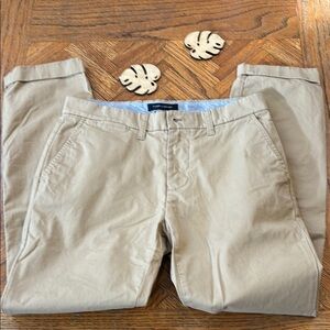Slim Fit Coupe Etroite Tan Pants